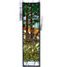 Meyda Tiffany - 74037 - Window - Tiffany Foxgloves - Green/Blue Lt Peach Amber Green