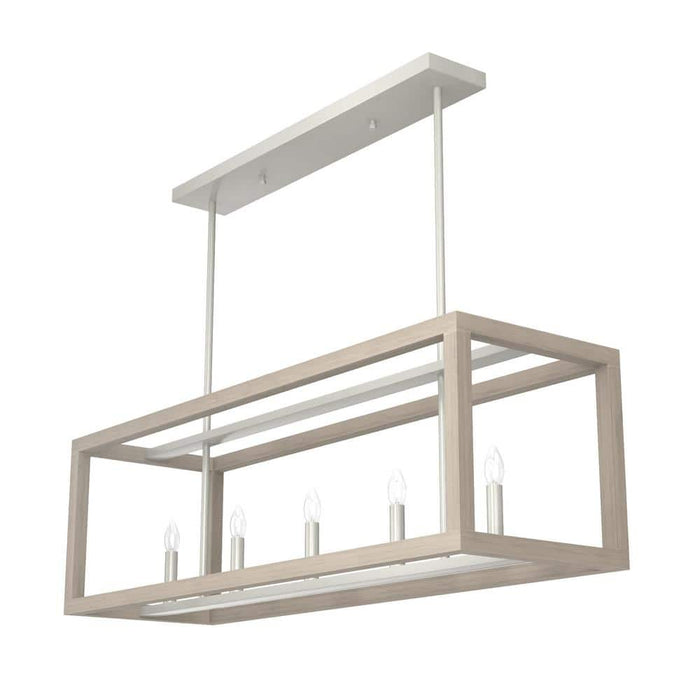 Hunter Squire Manor Five Light Linear Chandelier