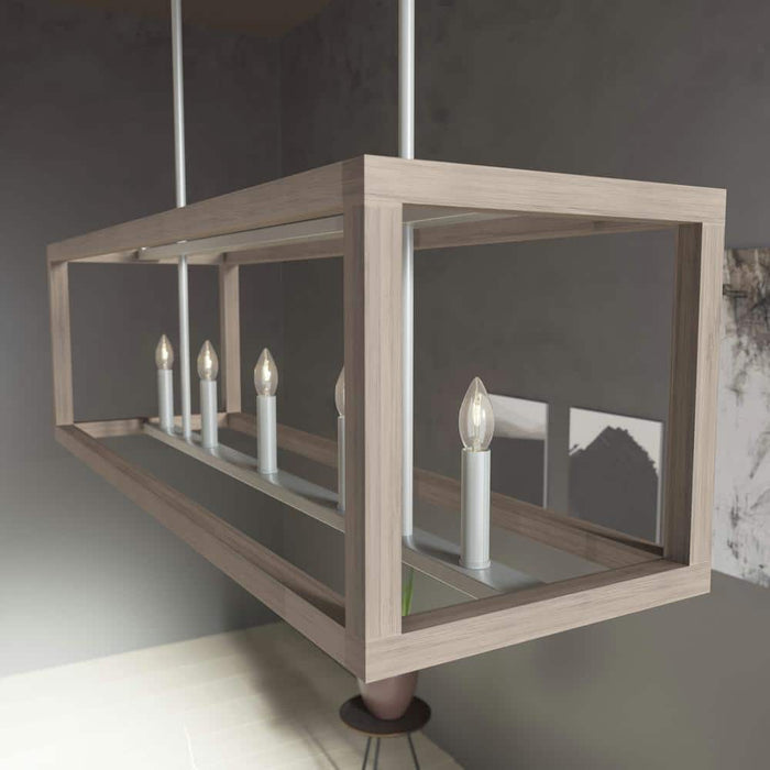 Hunter Squire Manor Five Light Linear Chandelier