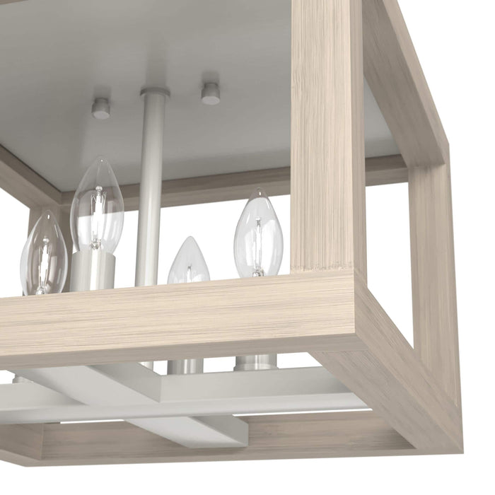 Hunter Squire Manor Four Light Flush Mount