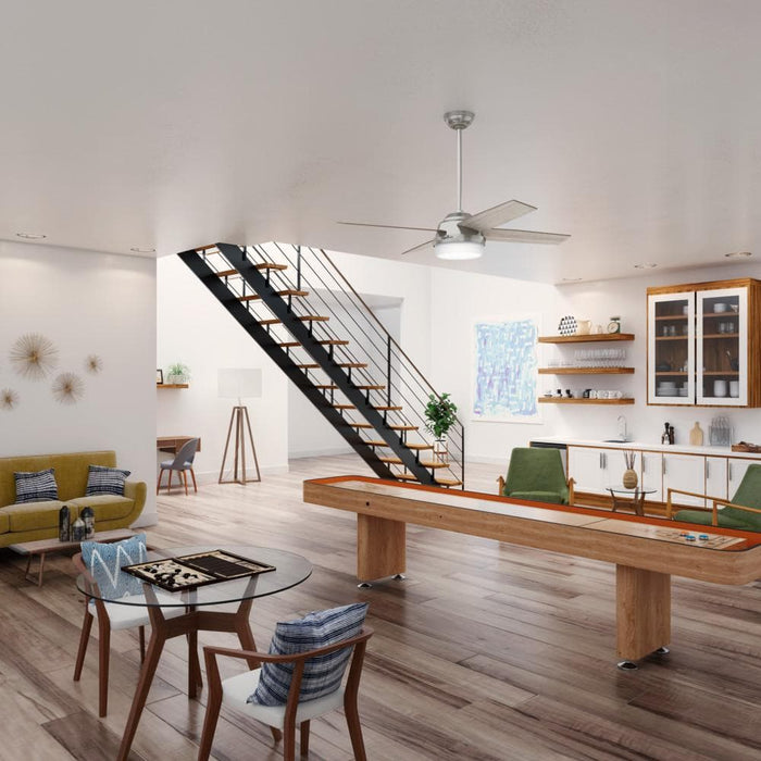 Hunter 52" Dempsey Indoor Ceiling Fan with LED Light Kit and Handheld Remote