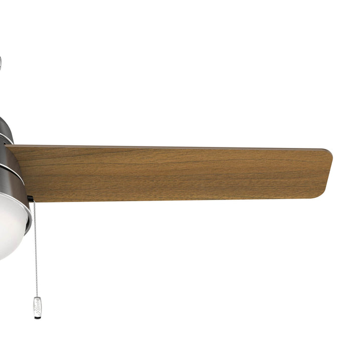 Hunter 52" Aker Indoor Ceiling Fan with LED Light Kit and Pull Chains