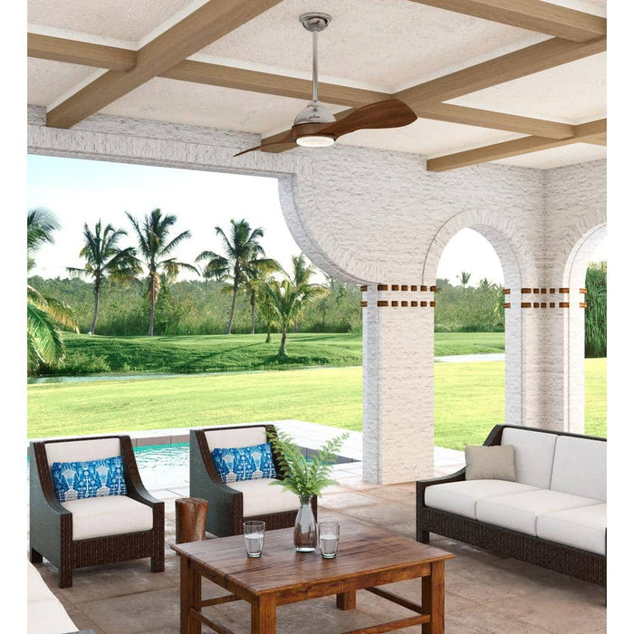 Hunter 56" Milstream Ceiling Fan with LED Light Kit and Handheld Remote