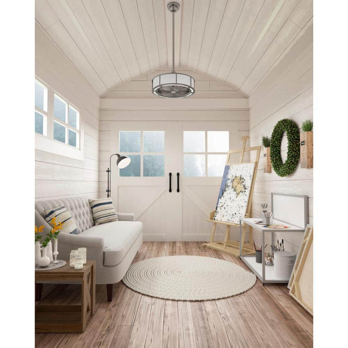 Hunter 12" Tunley Ceiling Fan with LED Light Kit and Wall Control