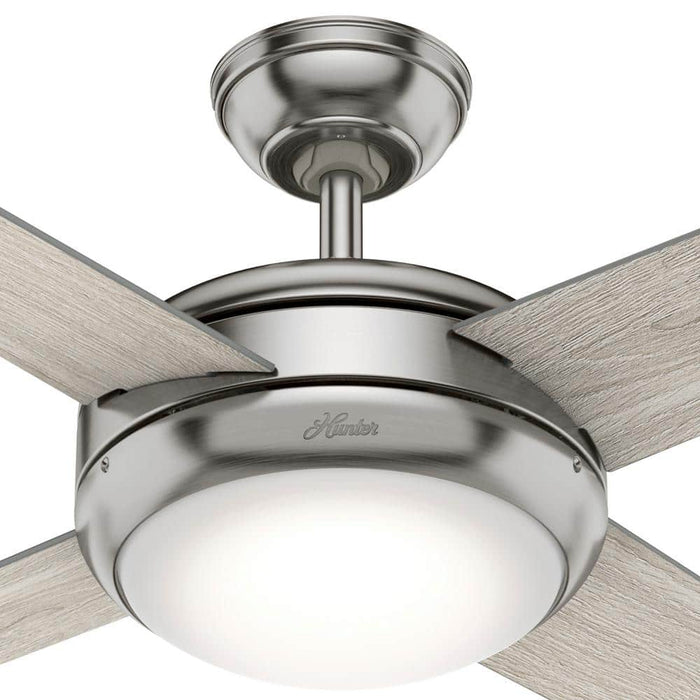 Hunter 52" Marconi Ceiling Fan with LED Light Kit and Wall Control