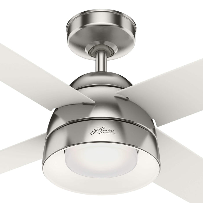 52``Ceiling Fan from the Vicenza collection in Brushed Nickel finish