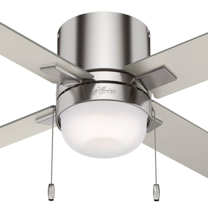 Hunter 52" Minikin Ceiling Fan with LED Light Kit and Pull Chains