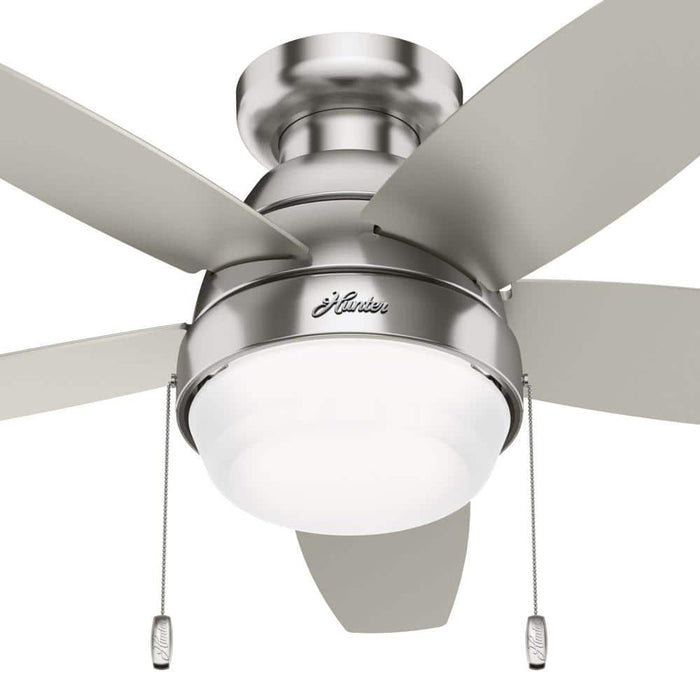 Hunter 44" Lilliana Ceiling Fan with LED Light Kit and Pull Chains