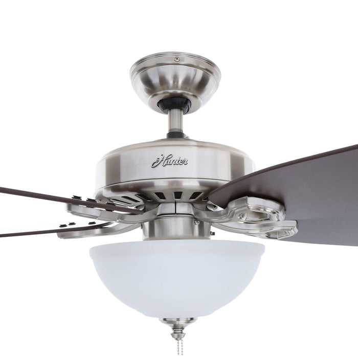 Hunter 52" Builder Ceiling Fan with LED Light Kit and Pull Chains
