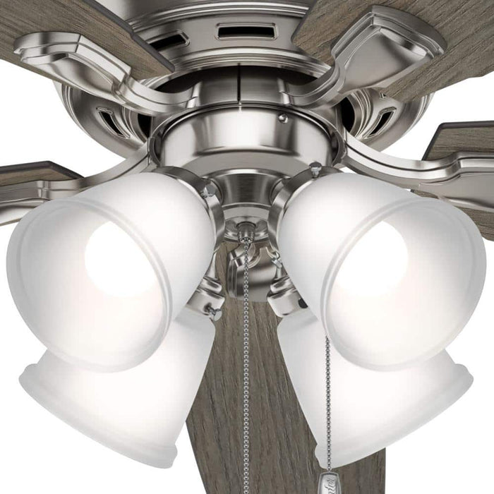 Hunter 52" Amberlin Ceiling Fan with LED Light Kit and Pull Chains