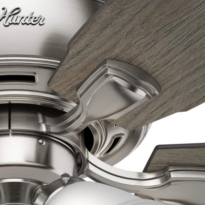 Hunter 52" Amberlin Ceiling Fan with LED Light Kit and Pull Chains