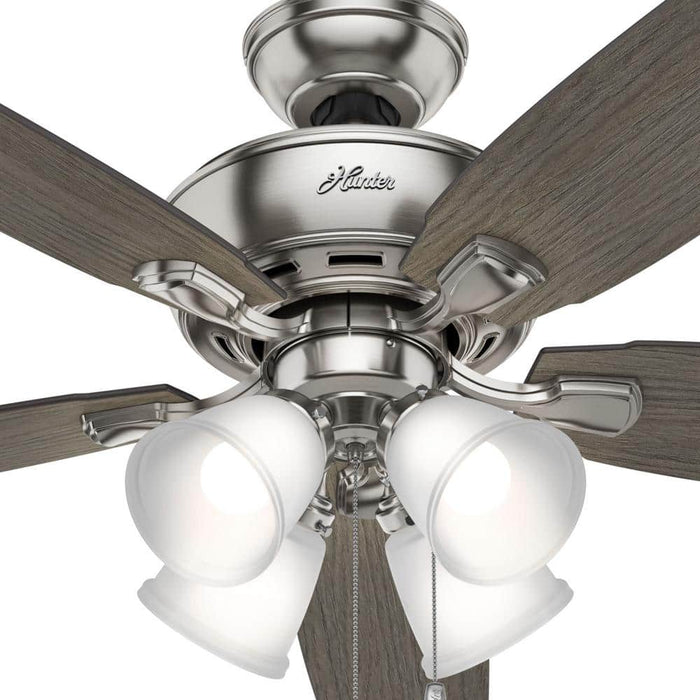Hunter 52" Amberlin Ceiling Fan with LED Light Kit and Pull Chains