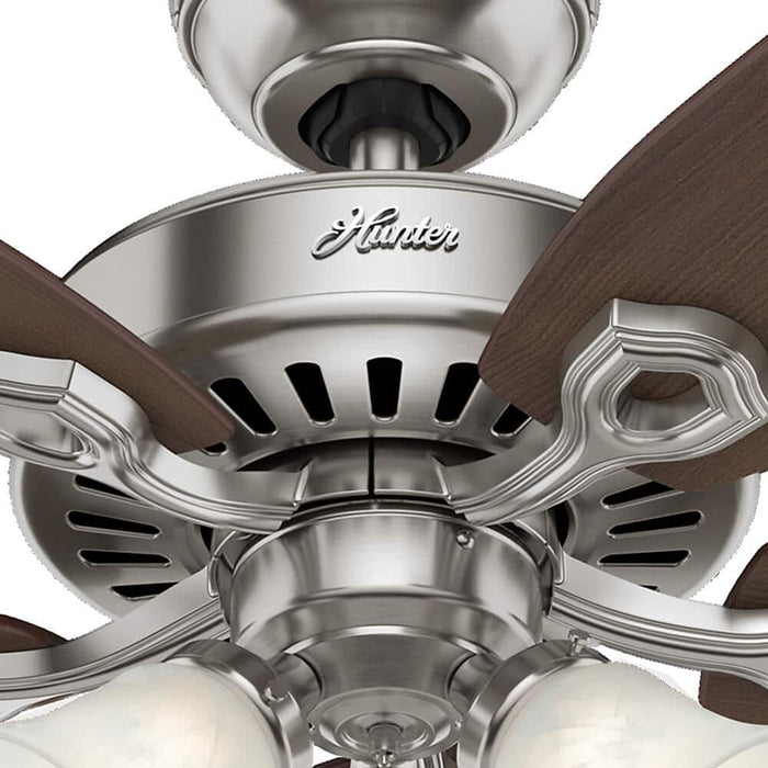 Hunter 52" Builder Ceiling Fan with 3-Light LED Light Kit and Pull Chains