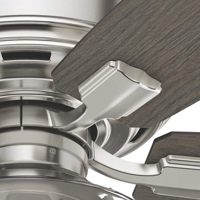 Hunter 52" Bennett Hugger Ceiling Fan with LED Light Kit and Handheld Remote