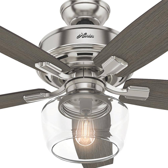 Hunter 52" Bennett Ceiling Fan with LED Light Kit and Handheld Remote