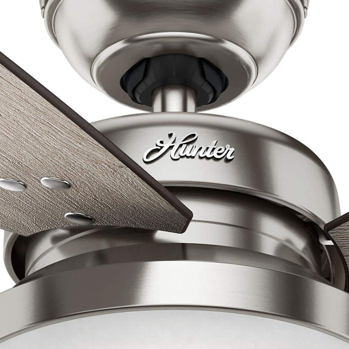 Hunter 52" Sentinel Ceiling Fan with LED Light Kit and Handheld Remote