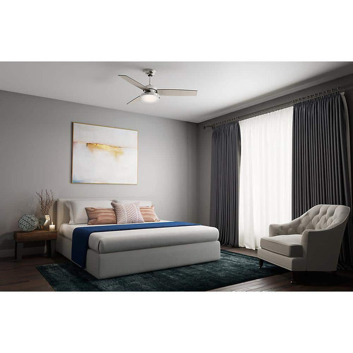 Hunter 52" Sentinel Ceiling Fan with LED Light Kit and Handheld Remote