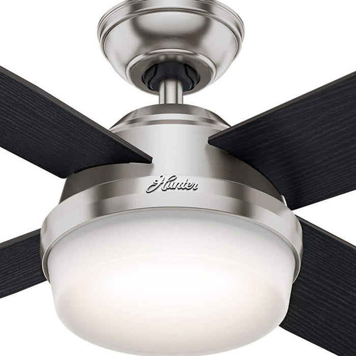 Hunter 52" Dempsey Indoor Ceiling Fan with LED Light Kit and Handheld Remote
