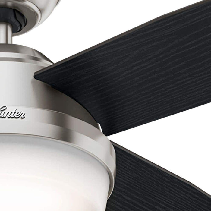 Hunter 52" Dempsey Indoor Ceiling Fan with LED Light Kit and Handheld Remote