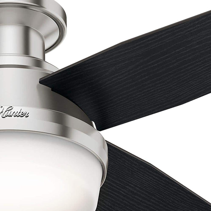 Hunter 44" Dempsey Interior Ceiling Fan with LED Light Kit and Handheld Remote