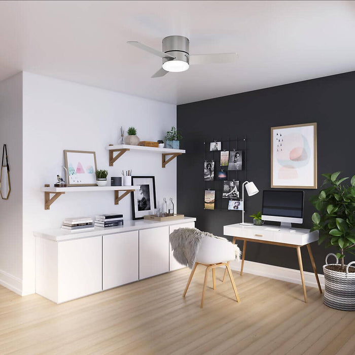 Hunter 44" Minimus Ceiling Fan with LED Light Kit and Handheld Remote