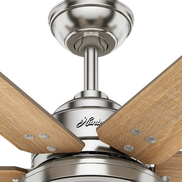 Hunter 60" Warrant Ceiling Fan with LED Light Kit and Wall Control