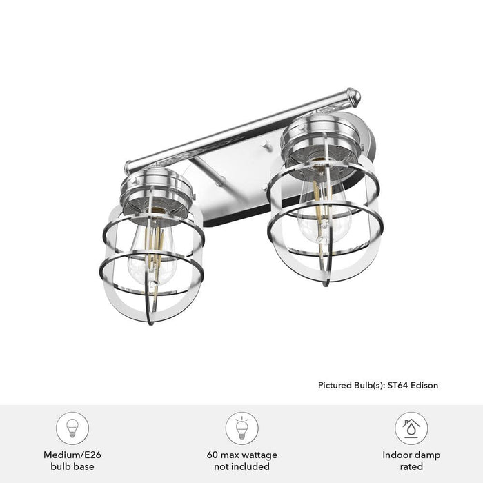 Hunter Starklake Two Light Vanity
