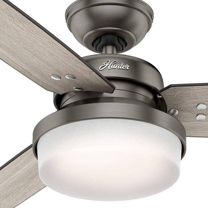 Hunter 52" Sentinel Ceiling Fan with LED Light Kit and Handheld Remote