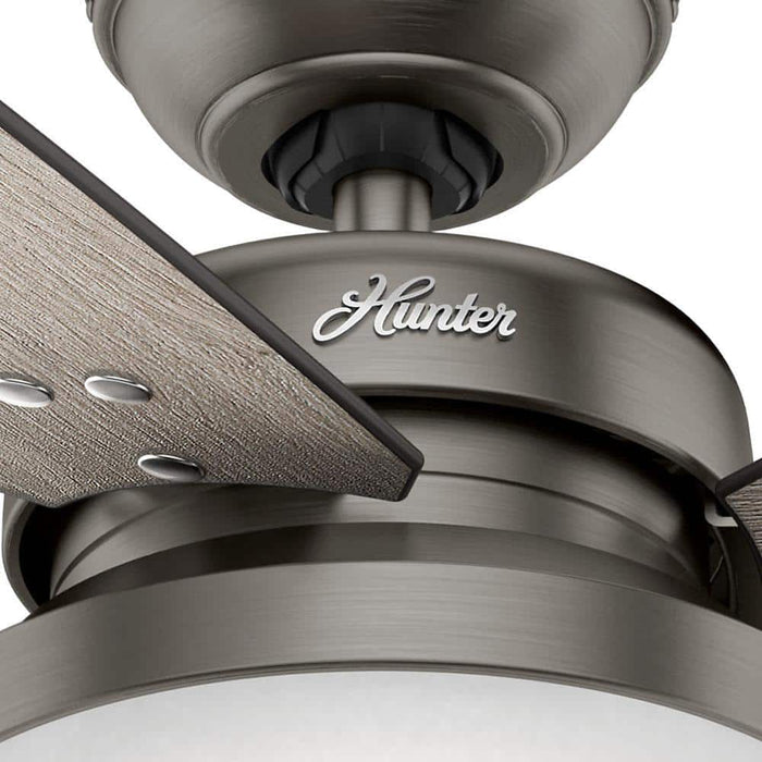 Hunter 52" Sentinel Ceiling Fan with LED Light Kit and Handheld Remote