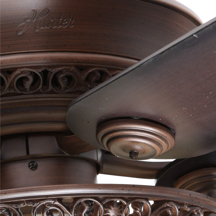 52``Ceiling Fan from the Italian Countryside collection in P.A. Cocoa finish