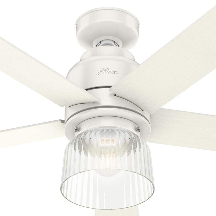 Hunter 52" Grove Park Ceiling Fan with LED Light Kit and Wall Control