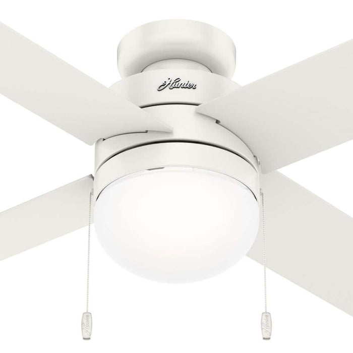 Hunter 44" Timpani Ceiling Fan with LED Light Kit and Pull Chains