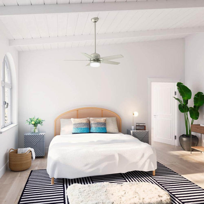 Hunter 52" Aker Indoor Ceiling Fan with LED Light Kit and Pull Chains