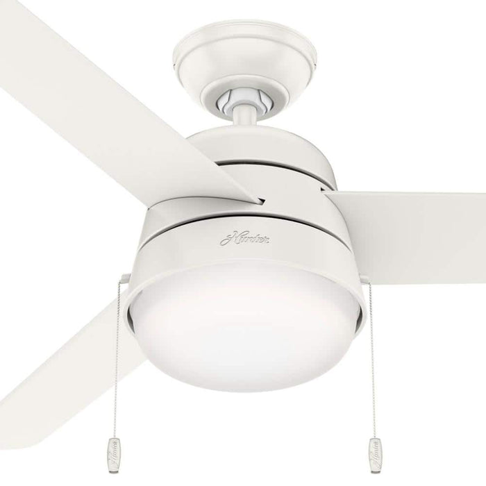 Hunter 52" Aker Indoor Ceiling Fan with LED Light Kit and Pull Chains