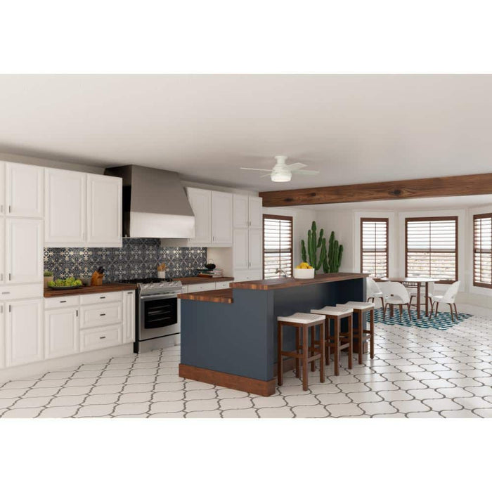 Hunter 44" Dempsey Outdoor Ceiling Fan with LED Light Kit and Handheld Remote