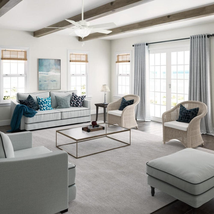 Hunter 52" Swanson Ceiling Fan with LED Light Kit and Pull Chains