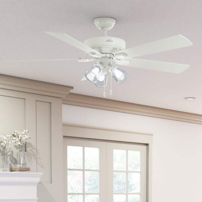 Hunter 60" Crestfield Ceiling Fan with LED Light Kit and Pull Chains