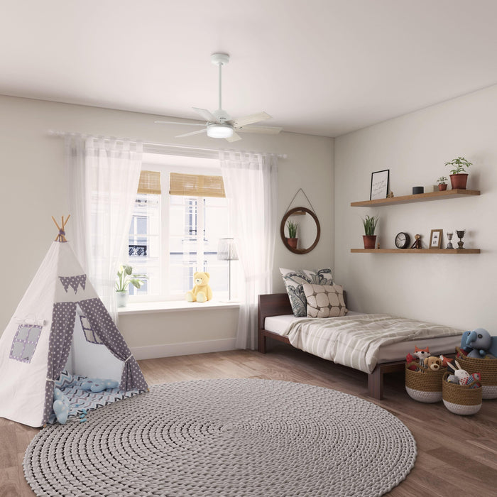 Hunter 44" Pacer Ceiling Fan with LED Light Kit and Handheld Remote