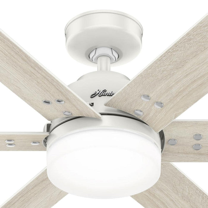 Hunter 44" Pacer Ceiling Fan with LED Light Kit and Handheld Remote