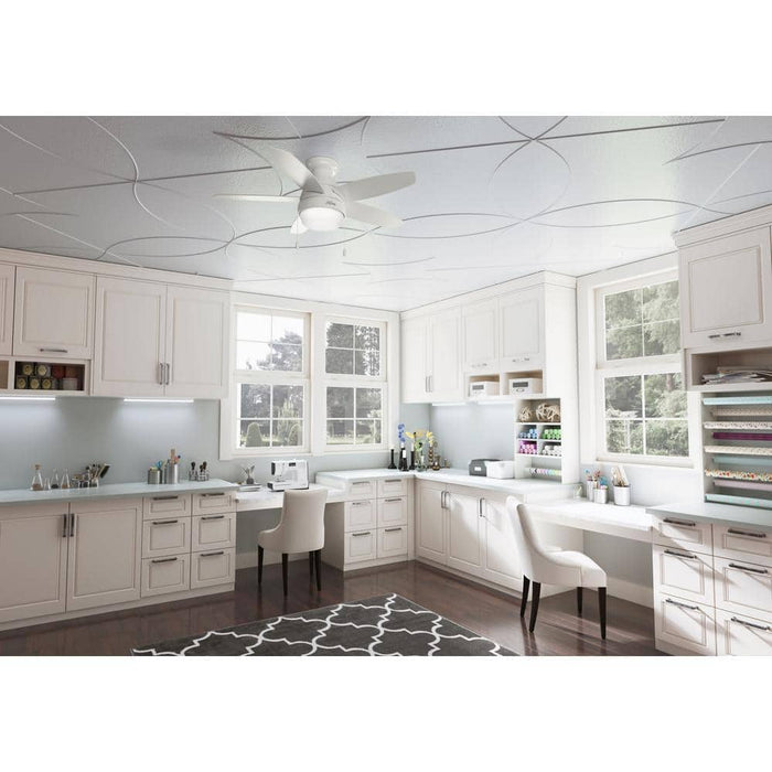 Hunter 44" Lilliana Ceiling Fan with LED Light Kit and Pull Chains