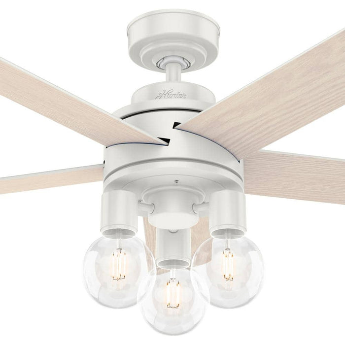 Hunter 44" Hardwick Ceiling Fan with LED Light Kit and Handheld Integrated Control System