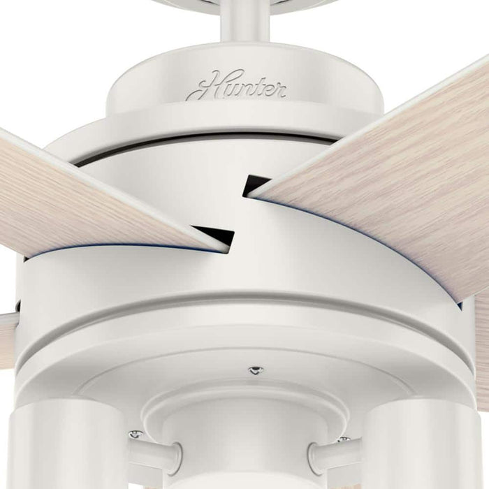 Hunter 52" Hardwick Ceiling Fan with LED Light Kit and Handheld Integrated Control System