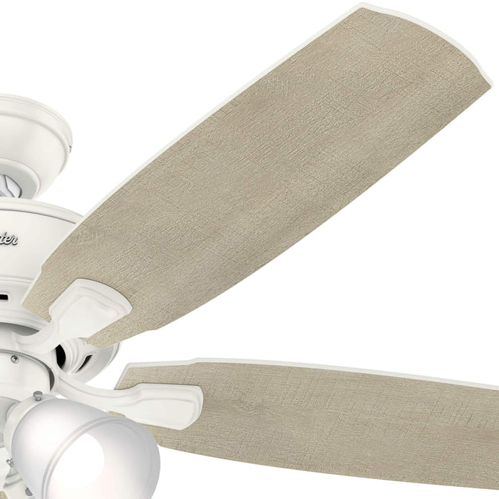 Hunter 52" Amberlin Ceiling Fan with LED Light Kit and Pull Chains