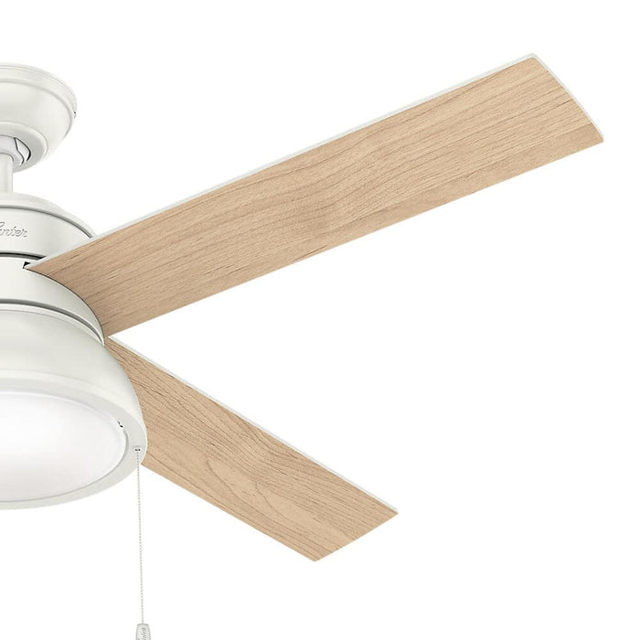 Hunter 52" Loki Ceiling Fan with LED Light Kit and Pull Chains