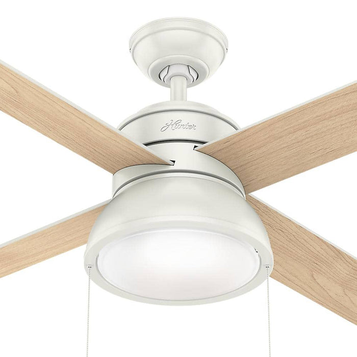 Hunter 52" Loki Ceiling Fan with LED Light Kit and Pull Chains