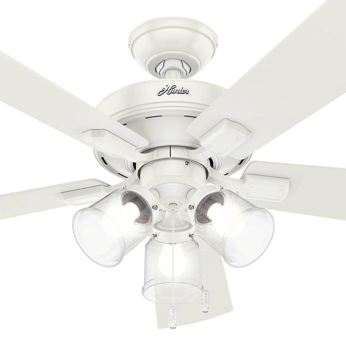 Hunter 52" Crestfield Ceiling Fan with LED Light Kit and Pull Chains