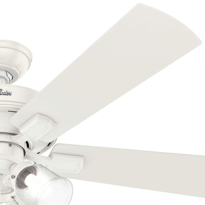 Hunter 52" Crestfield Ceiling Fan with LED Light Kit and Pull Chains