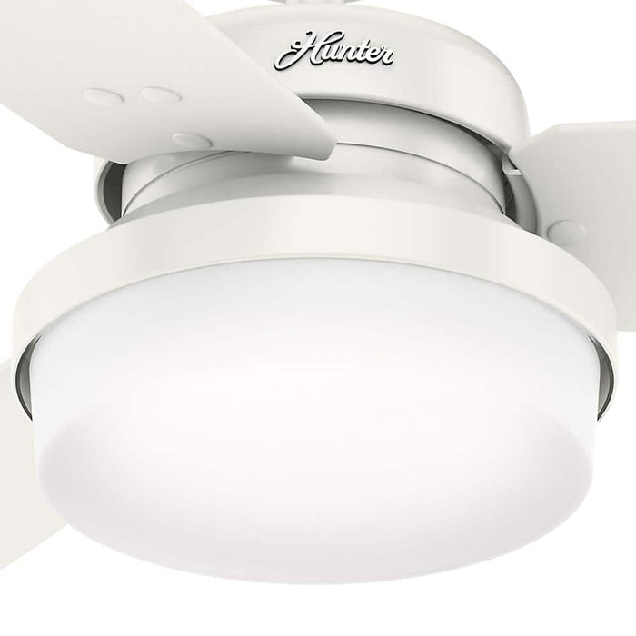 Hunter 52" Sentinel Ceiling Fan with LED Light Kit and Handheld Remote