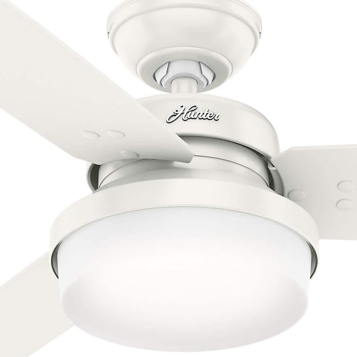 Hunter 52" Sentinel Ceiling Fan with LED Light Kit and Handheld Remote
