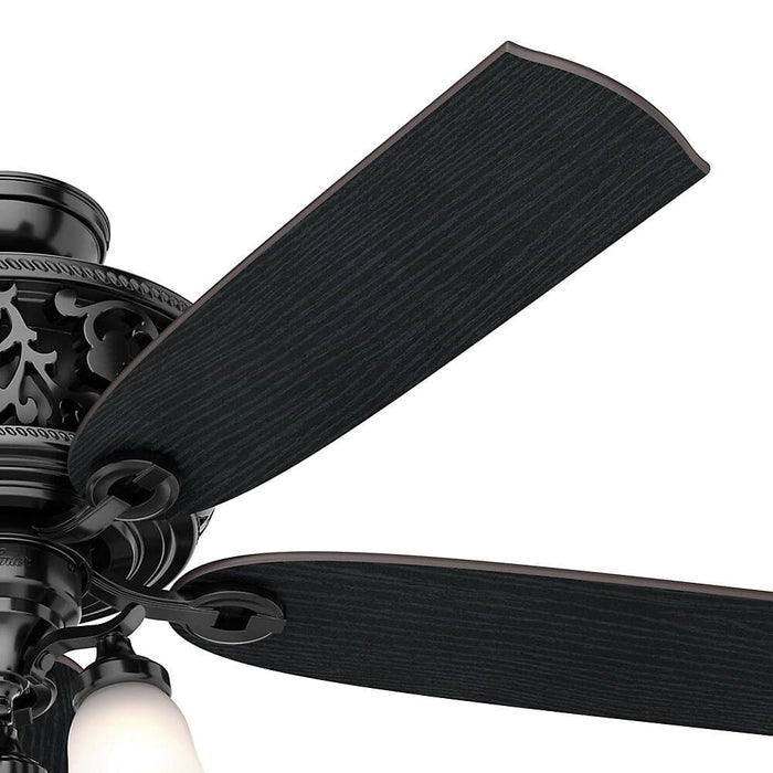 Hunter 54" Promenade Ceiling Fan with LED Light Kit and Handheld Remote